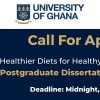 Call for Applications:  Postgraduate Dissertation Research Award
